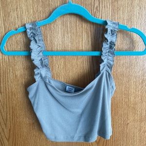 Taupe Aritzia crop top tank